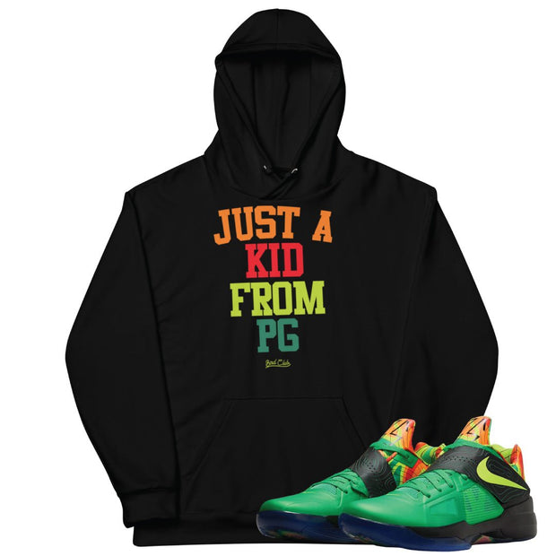 KD Weatherman Prince George County Hoodie - Sneaker Tees to match Air Jordan Sneakers