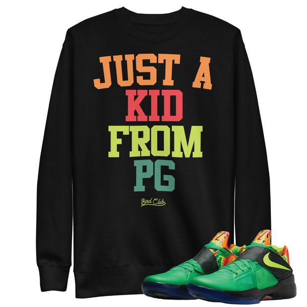 KD Weatherman Prince George County Sweatshirt - Sneaker Tees to match Air Jordan Sneakers