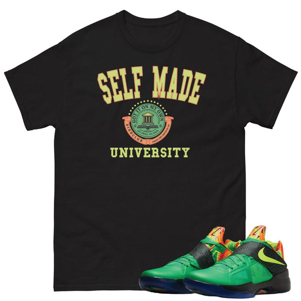 KD Weatherman "Self Made U" Shirt - Sneaker Tees to match Air Jordan Sneakers