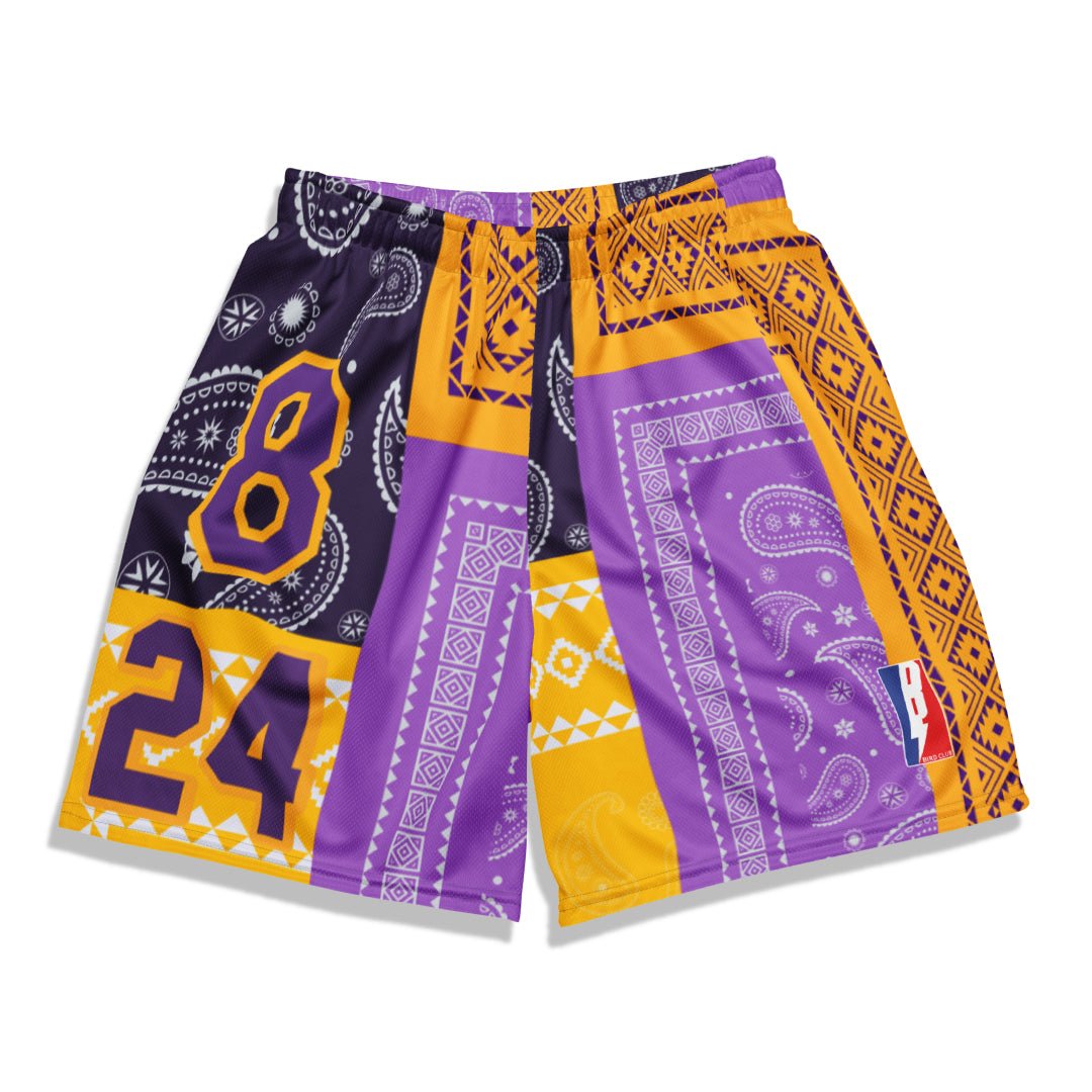 Kobe Mamba Paisley Shorts - Sneaker Tees to match Air Jordan Sneakers