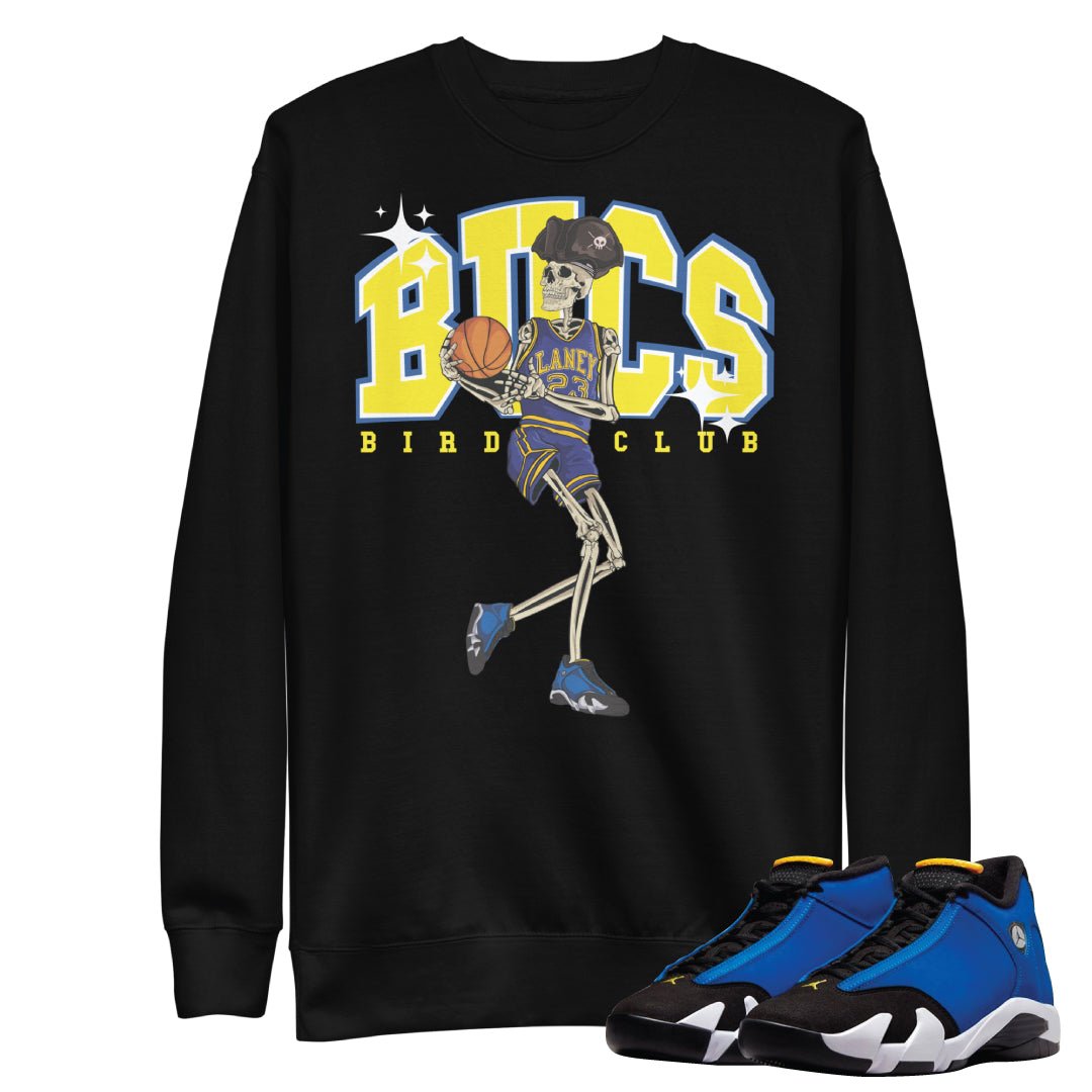 Retro 14 Laney Skeleton Sweatshirt - Sneaker Tees to match Air Jordan Sneakers