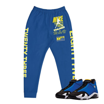 Retro 14 Laney Mike Joggers - Sneaker Tees to match Air Jordan Sneakers