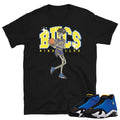 Retro 14 "Laney" Skeleton Bucs Shirt - Sneaker Tees to match Air Jordan Sneakers