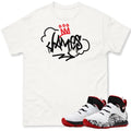 LEBRON 4 GRAFFITI SHIRT - Sneaker Tees to match Air Jordan Sneakers