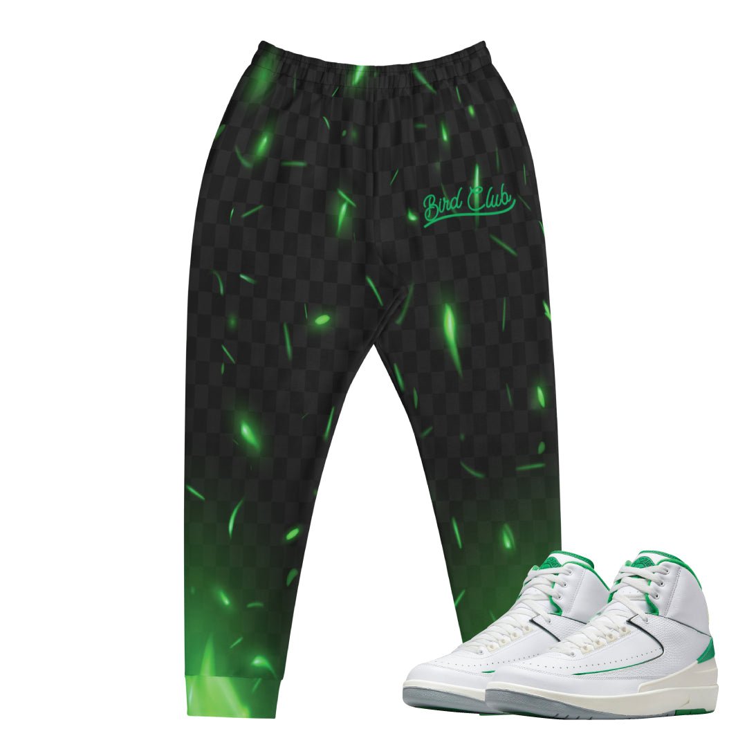 Retro 2 Lucky Green Joggers - Sneaker Tees to match Air Jordan Sneakers