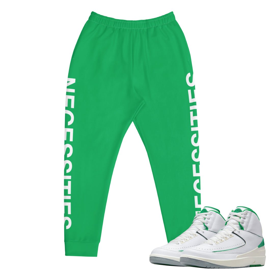 Retro 2 Lucky Green Joggers - Sneaker Tees to match Air Jordan Sneakers