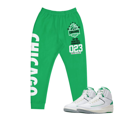 Retro 2 Lucky Green Joggers - Sneaker Tees to match Air Jordan Sneakers