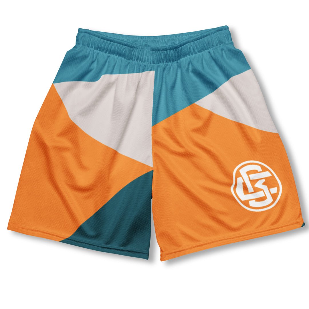 Basketball Miami Print Mesh Shorts - Sneaker Tees to match Air Jordan Sneakers
