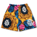 Basketball Luxury Diamond Print Mesh Shorts - Sneaker Tees to match Air Jordan Sneakers