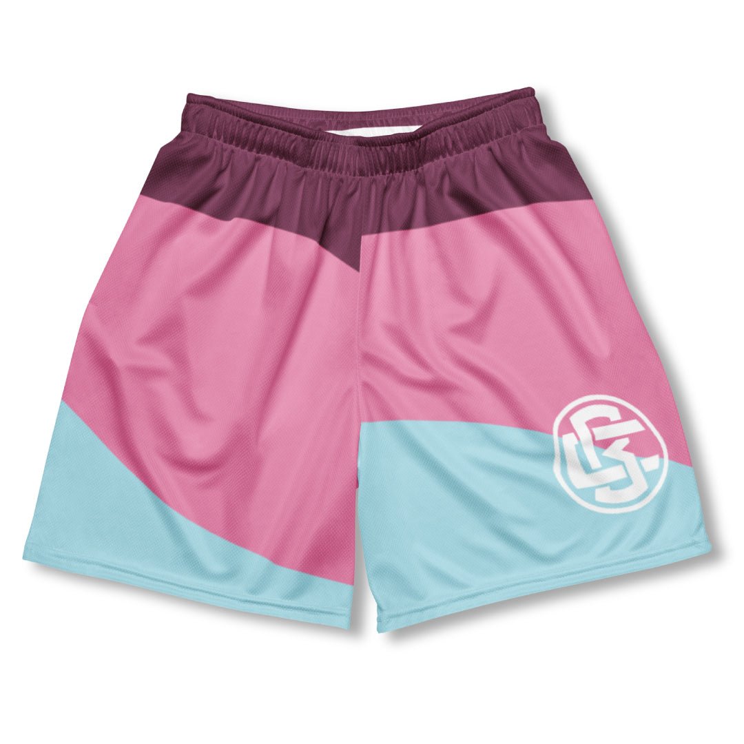 Basketball Miami Print Mesh Shorts - Sneaker Tees to match Air Jordan Sneakers