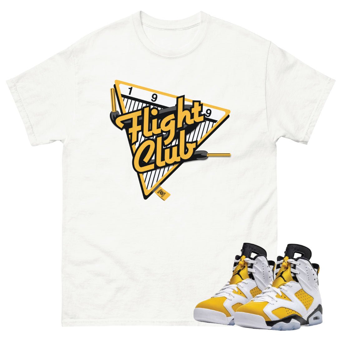 Retro 6 Yellow Ochre "Flight Club" Shirt - Sneaker Tees to match Air Jordan Sneakers