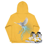 Retro 6 Yellow Ochre "Satan aint Sh*t" Hoodie - Sneaker Tees to match Air Jordan Sneakers