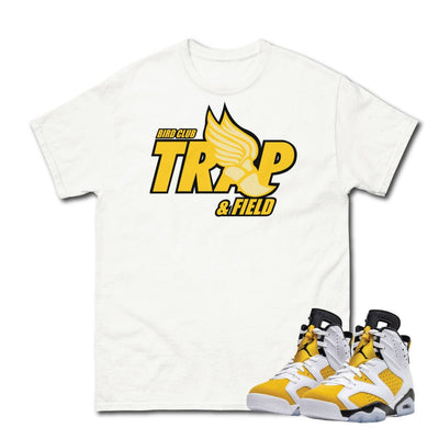 Retro 6 Yellow Ochre "Trap" Shirt - Sneaker Tees to match Air Jordan Sneakers