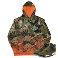 RETRO 4 CRAFT "MEDIUM OLIVE" HOODIE - Sneaker Tees to match Air Jordan Sneakers