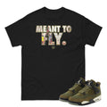 RETRO 4 CRAFT "MEDIUM OLIVE" SHIRT - Sneaker Tees to match Air Jordan Sneakers