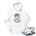 Retro 6 Olympic Dream Team Basketball Hoodie