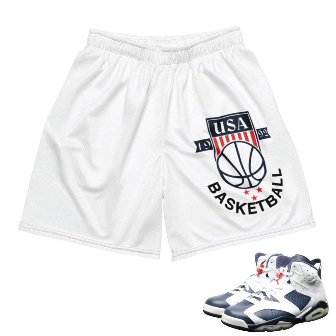 Retro 6 Olympic Dream Team Classic Mesh Shorts