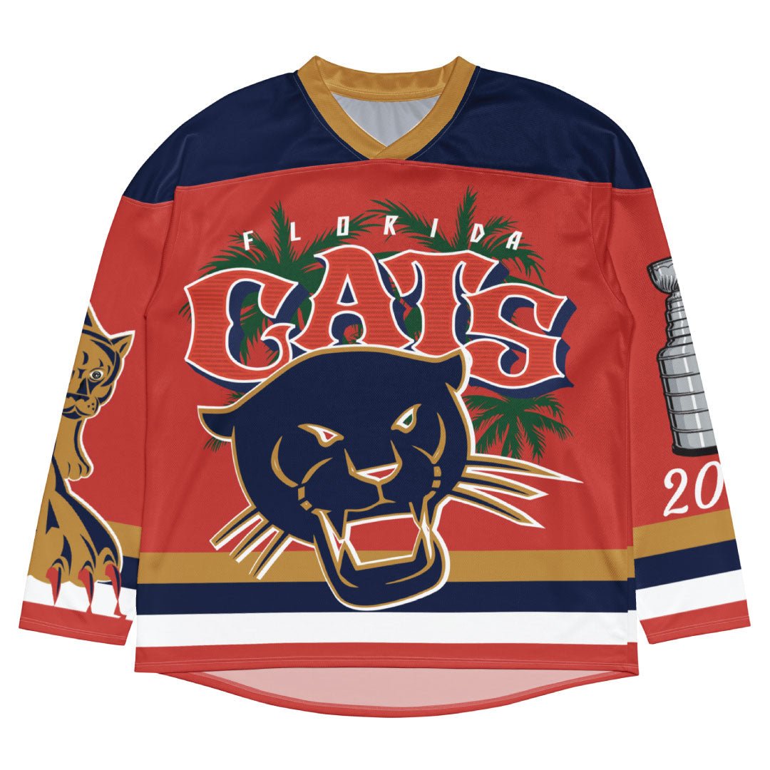 Florida Panther Cats Championship Hockey Jersey
