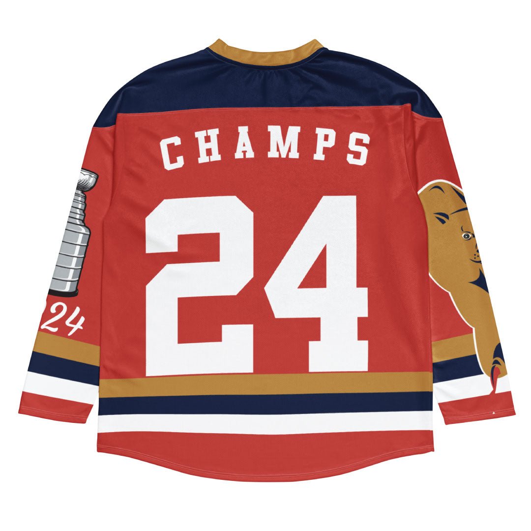 Florida Panther Cats Championship Hockey Jersey