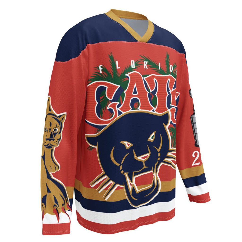 Florida Panther Cats Championship Hockey Jersey