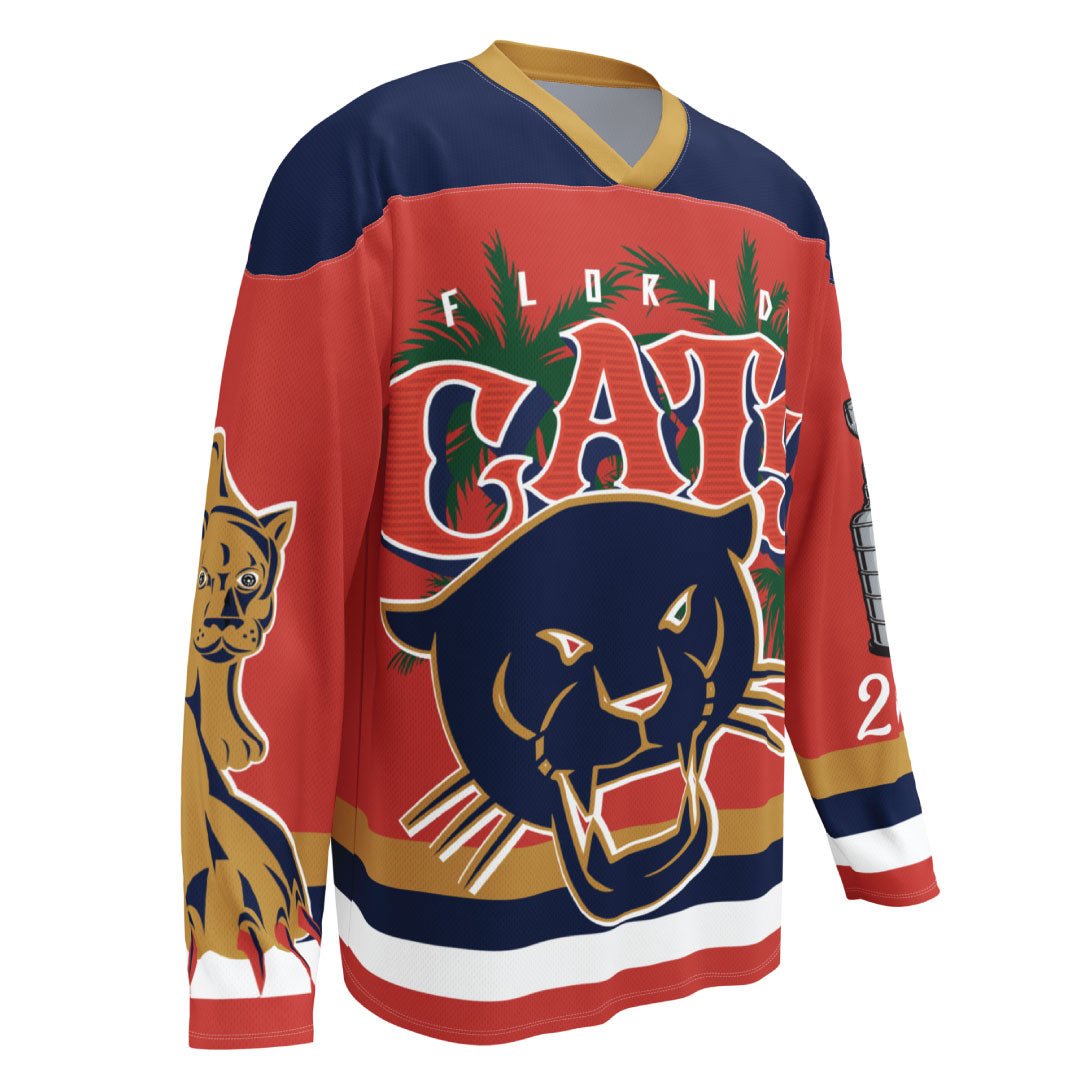 Florida Panther Cats Championship Hockey Jersey