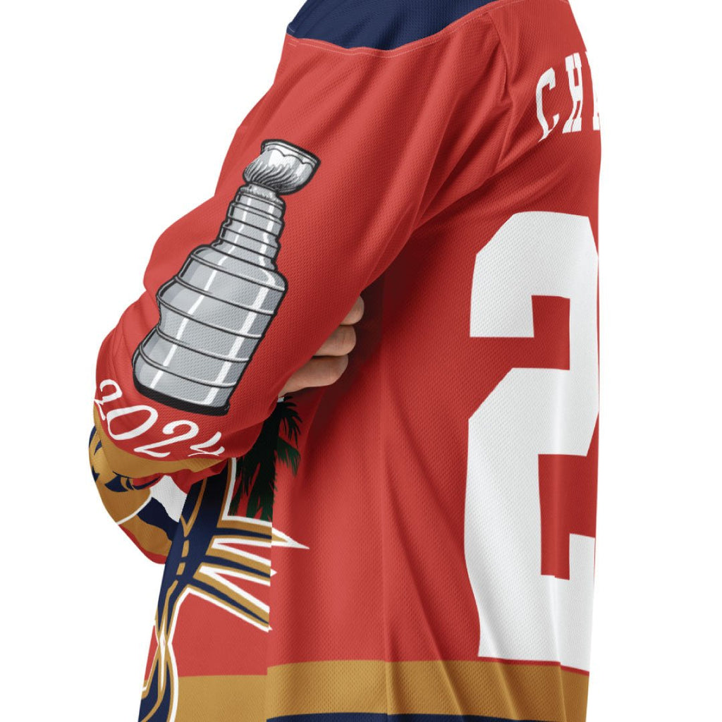 Florida Panther Cats Championship Hockey Jersey