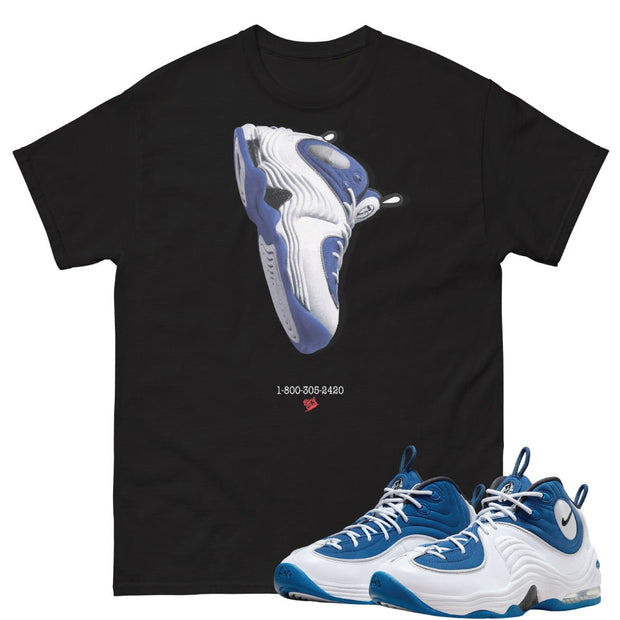 Air Penny 2 Atlantic Blue Penny Ad Shirt - Sneaker Tees to match Air Jordan Sneakers