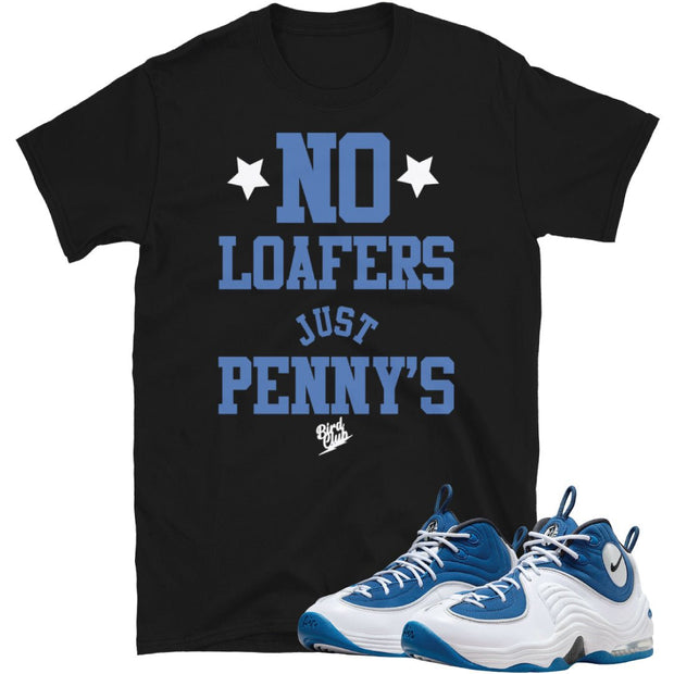 Air Penny 2 Atlantic Blue No Loafers Shirt - Sneaker Tees to match Air Jordan Sneakers