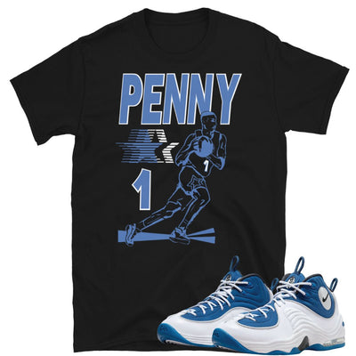Air Penny 2 Atlantic Blue Shirt - Sneaker Tees to match Air Jordan Sneakers