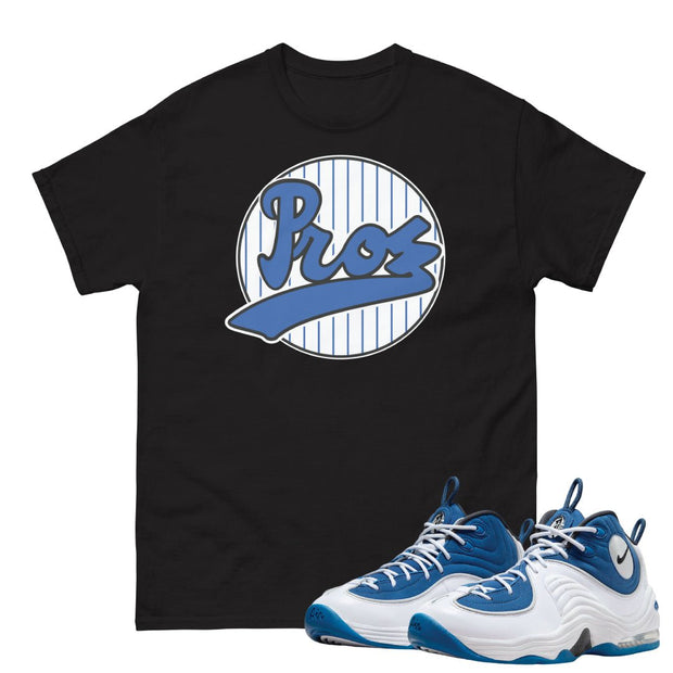 Air Penny 2 Atlantic Blue "Pros" Shirt - Sneaker Tees to match Air Jordan Sneakers
