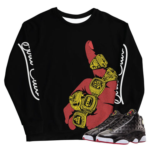 Retro 13 "Playoff" Sweater - Sneaker Tees to match Air Jordan Sneakers