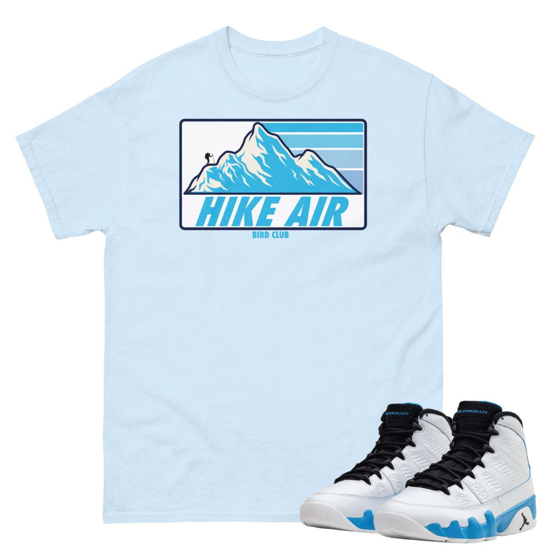 Retro 9 Powder Blue "HIKE" Shirt