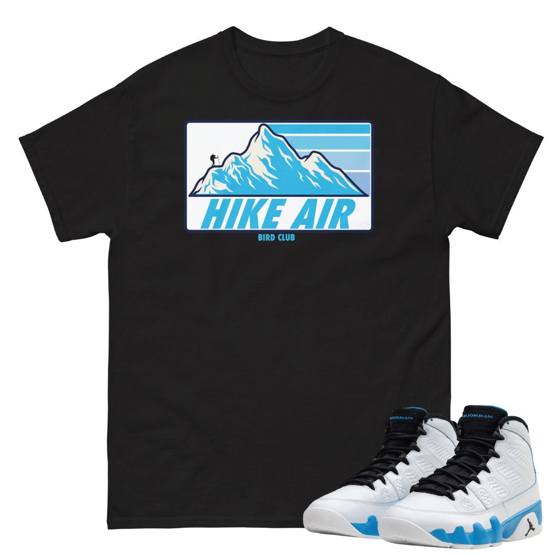 Retro 9 Powder Blue "HIKE" Shirt