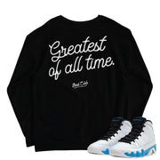 Retro 9 Powder Blue Sweater - Sneaker Tees to match Air Jordan Sneakers