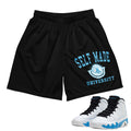 Retro 9 Powder Blue Shorts - Sneaker Tees to match Air Jordan Sneakers