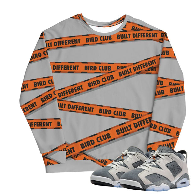 Retro 6 Low PSG Cement Grey Sweater - Sneaker Tees to match Air Jordan Sneakers