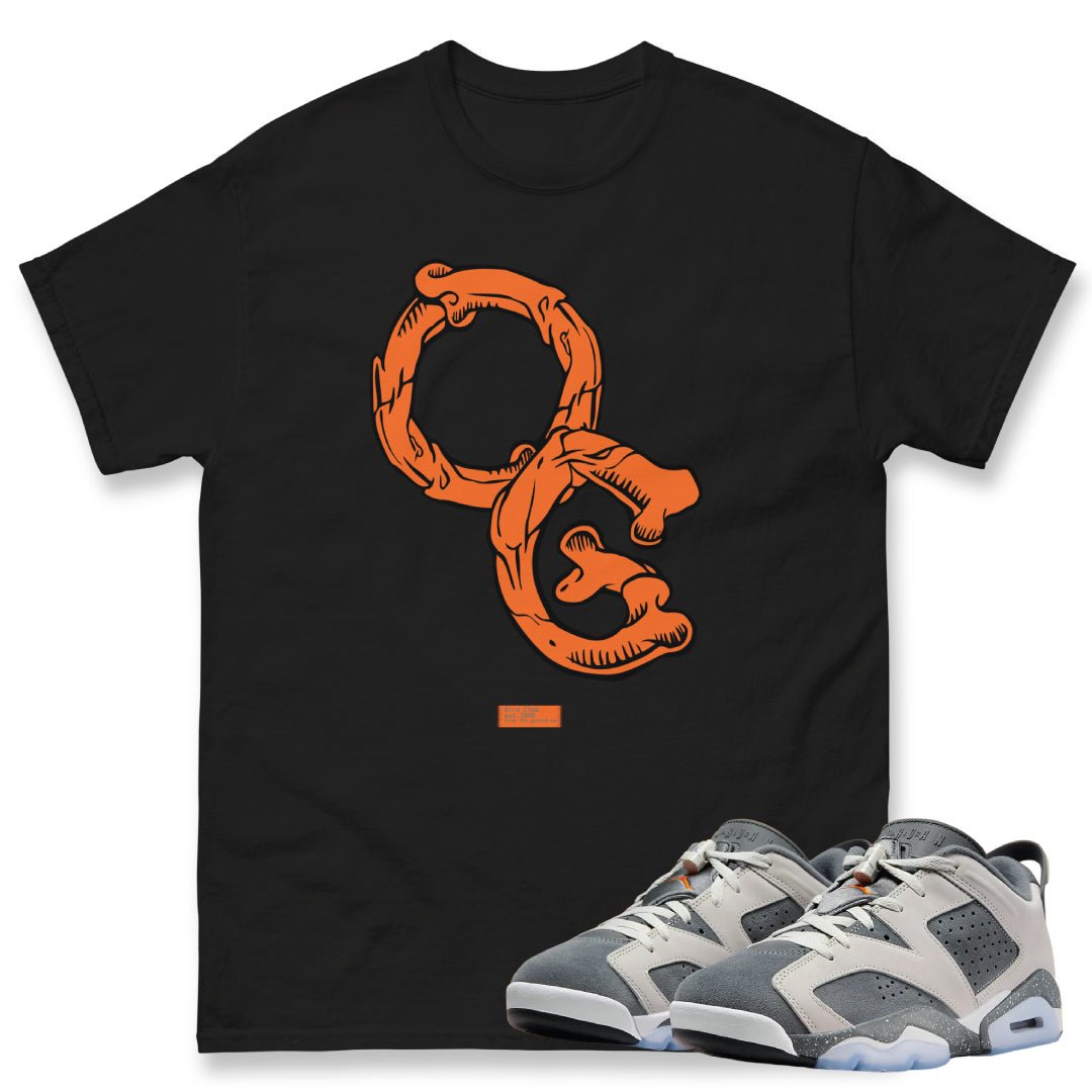 Retro 6 PSG Cement Grey OG Bones shirt - Sneaker Tees to match Air Jordan Sneakers