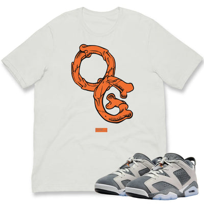 Retro 6 PSG Cement Grey OG Bones shirt - Sneaker Tees to match Air Jordan Sneakers