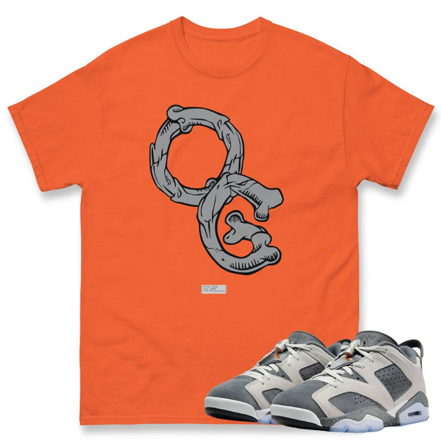 Retro 6 PSG Cement Grey OG Bones shirt - Sneaker Tees to match Air Jordan Sneakers