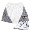 Retro 2 Python Mesh Basketball Shorts - Sneaker Tees to match Air Jordan Sneakers