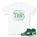 Retro 1 Lucky Green Trap Society Shirt - Sneaker Tees to match Air Jordan Sneakers
