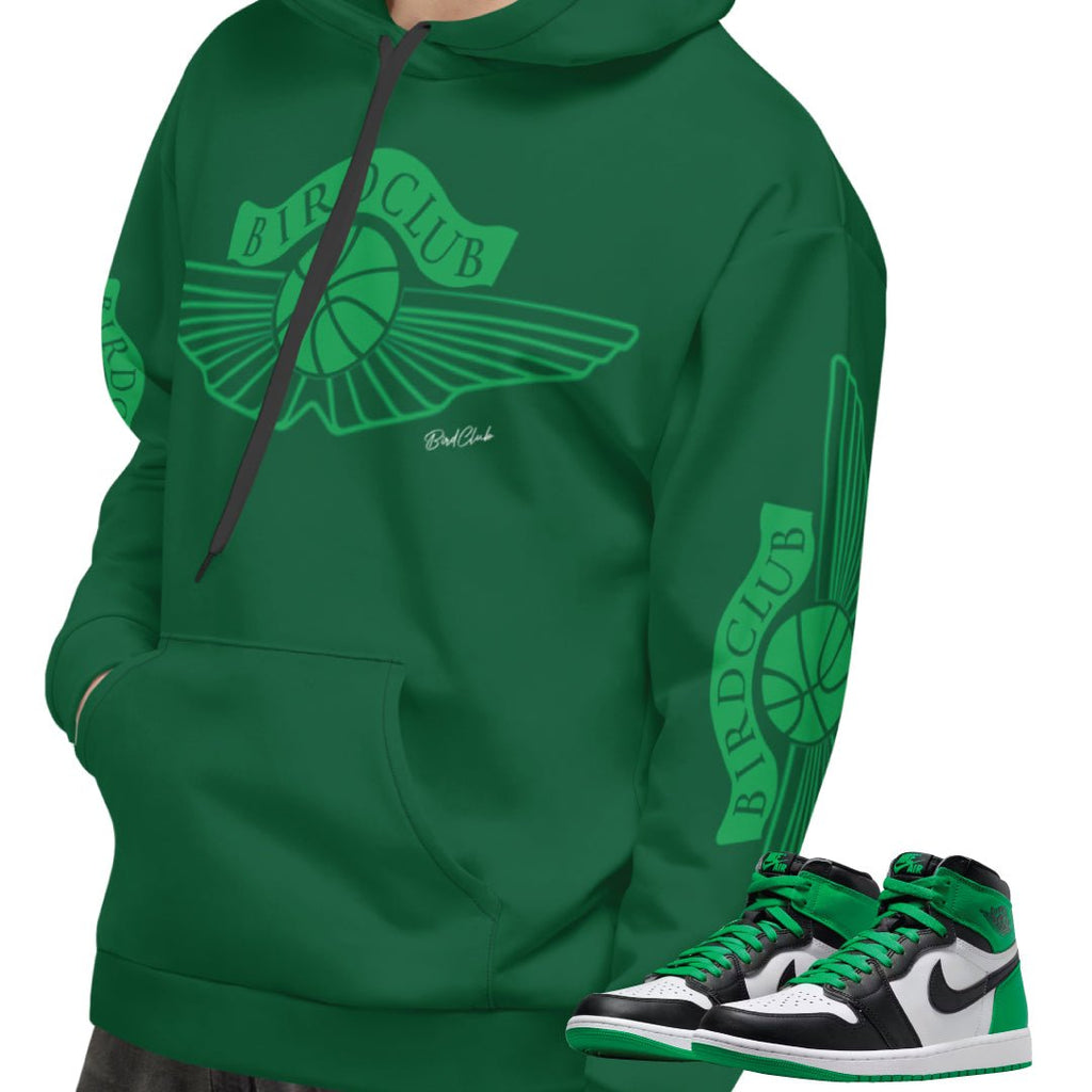 Retro 1 Lucky Green Wings Sweatshirt - Sneaker Tees to match Air Jordan Sneakers