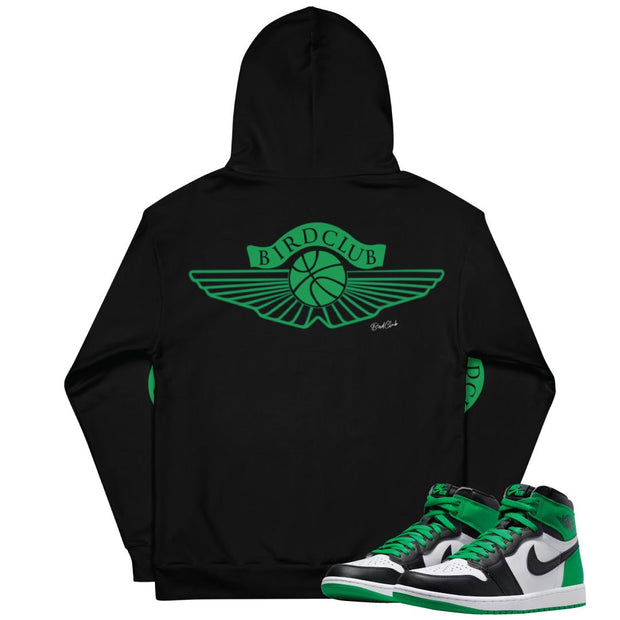 Retro 1 Lucky Green Wings Sweatshirt - Sneaker Tees to match Air Jordan Sneakers