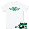 Retro 1 Lucky Green Wings Shirt - Sneaker Tees to match Air Jordan Sneakers