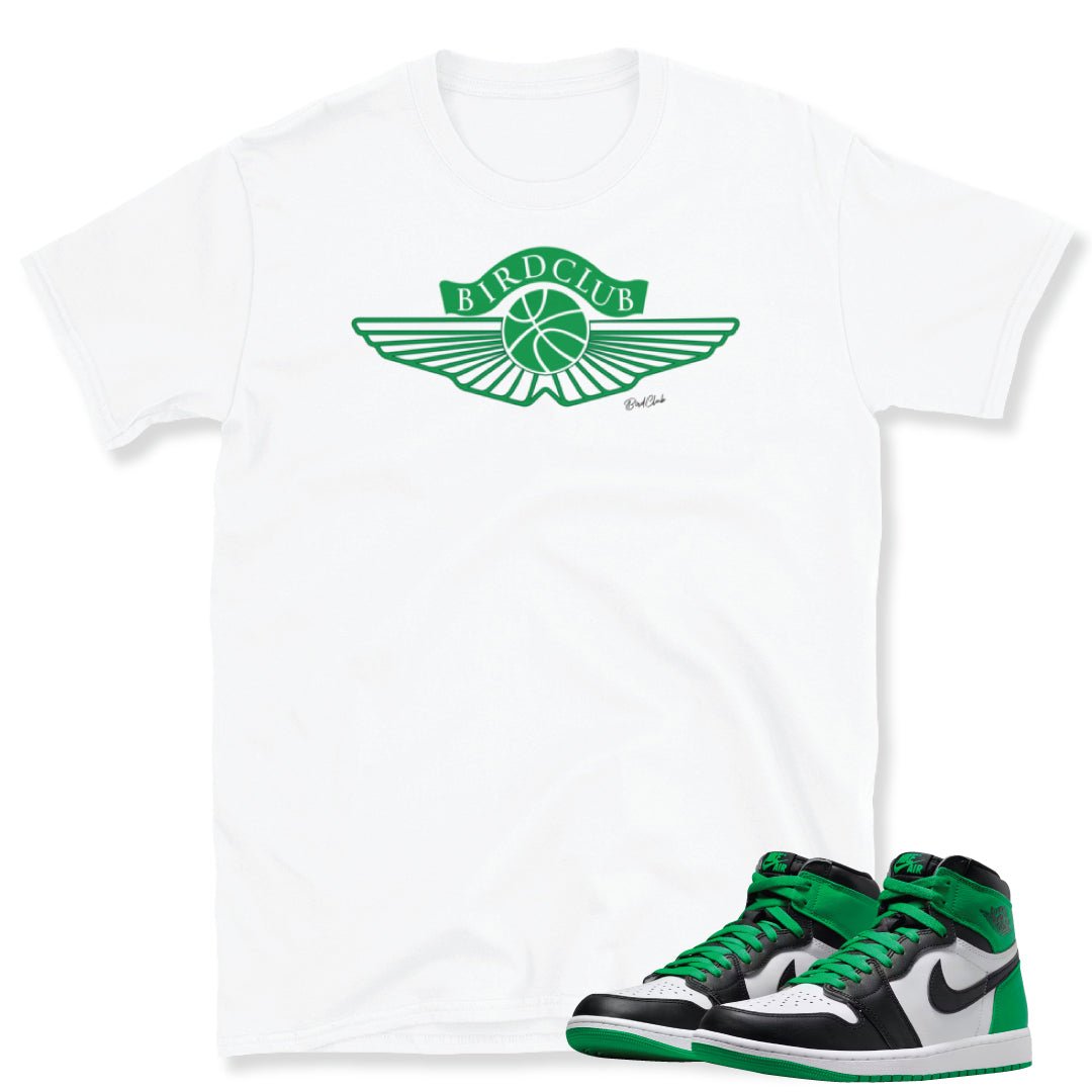 Retro 1 Lucky Green Wings Shirt - Sneaker Tees to match Air Jordan Sneakers