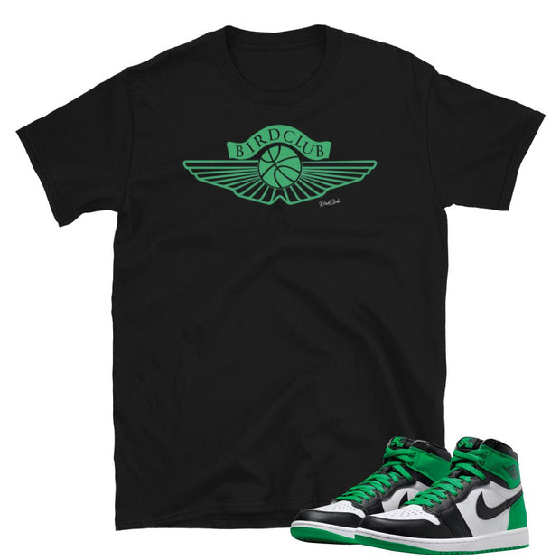 Retro 1 Lucky Green Wings Shirt - Sneaker Tees to match Air Jordan Sneakers