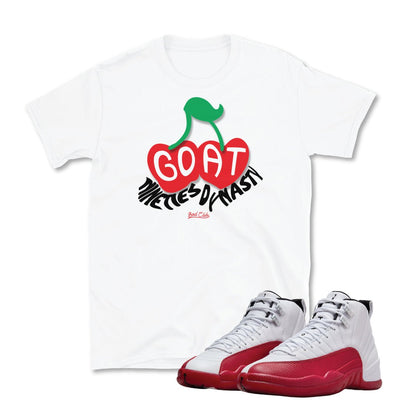 Retro 12 Cherry Dynasty Shirt - Sneaker Tees to match Air Jordan Sneakers
