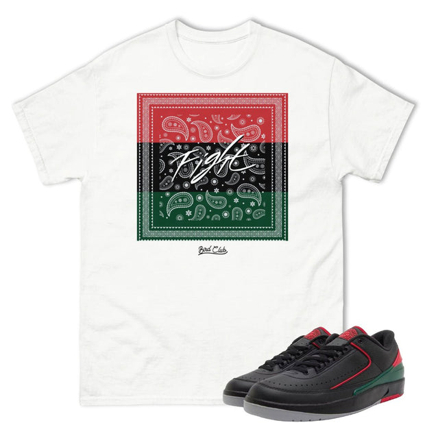 Retro 2 Low Christmas Gucci Bandana Shirt - Sneaker Tees to match Air Jordan Sneakers