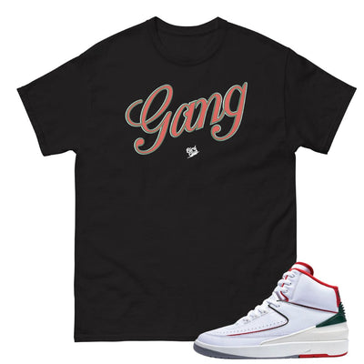 Retro 2 "Origins" Italy Gang Shirt - Sneaker Tees to match Air Jordan Sneakers