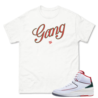 Retro 2 "Origins" Italy Gang Shirt - Sneaker Tees to match Air Jordan Sneakers